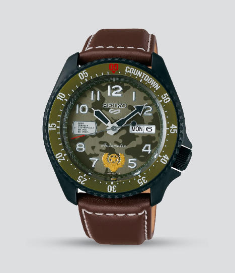 SEIKO 5 SPORTS  STREET FIGHTER LIMITED EDITION 'GUILE'