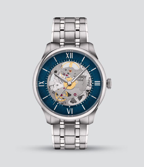 T1398361104800 TISSOT T-CLASSIC CHEMIN DES TOURELLES SKELETON