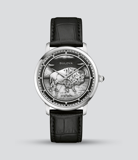 96A333 BULOVA X STETSON BISON